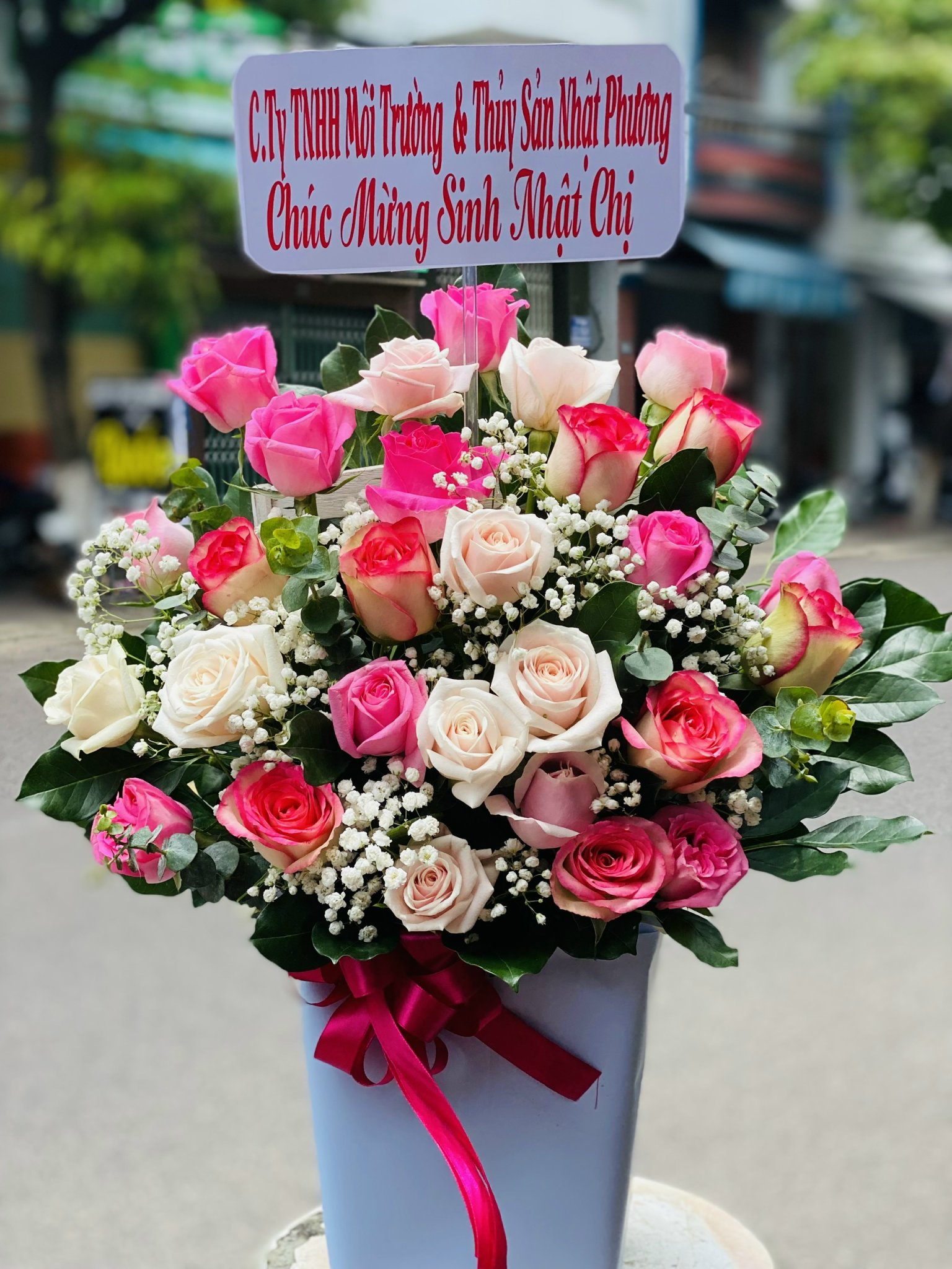 Mẫu bó hoa sinh nhật tại 	Thị trấn Gia Ray	 Xuân Lộc	Đồng Nai